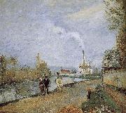 Camille Pissarro Schwartz of Schwartz Metaponto River oil painting artist